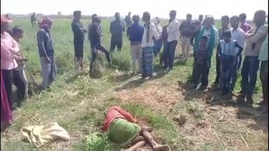 गौनहा: सहोदरा थाना क्षेत्र के बारवा गांव के सरेह में गला रेत कर एक महिला की हत्या