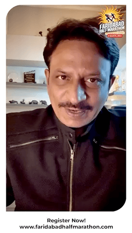 #faridabadhalfmarathon #surajkundmelaground #RajeshTailang #faridabad #halfmarathon #sports #actor