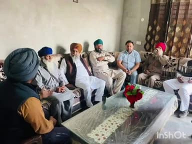 ਭਿੱਖੀਵਿੰਡ: ਪਿੰਡ ਸੁੱਗਾ ਵਿਖੇ ਹਲਕਾ ਵਿਧਾਇਕ ਸਰਵਨ ਸਿੰਘ ਜੀ ਧੁੰਨ ਨੇ ਜਥੇਦਾਰ ਸੁਖਦੇਵ ਸਿੰਘ ਜੀ ਦੀ ਧਰਮ ਪਤਨੀ ਦੇ ਪਰਿਵਾਰ ਦੇ ਨਾਲ ਦੁੱਖ ਸੁੱਖ ਕੀਤਾ ਸਾਂਝਾ