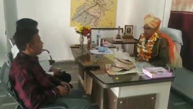 मारवाड़ जंक्शन: मारवाड़ जंक्शन थाना परिसर पर नवनियुक्त थाना अधिकारी के पद पर कैलाश दान बाहरठ ने किया कार्यभार ग्रहण