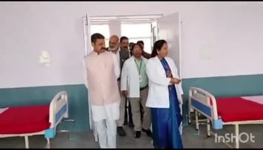 मुरादाबाद: भाजपा के नगर विधायक पहुंचे सिविल लाइन स्थित जिला अस्पताल 22 बेडो के एक वार्ड का किया उद्घाटन