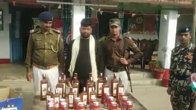 उदवंत नगर: 30 बोतल अंग्रेजी शराब के साथ भेलाई मिल्की गांव से पुलिस ने एक शराब धंधेबाज को गिरफ्तार किया