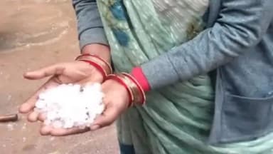 झांसी: सुबह सुबह मौसम ने ली करबट झाँसी जिले में कई जगह गिरे ओले, किसानो की फसलें हुई नष्ट, मौसम बैज्ञानिक ने दी जानकारी