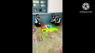 खुरई: निर्वाचन में भागीदारी हेतु पॉलीटेक्निक में रंगोली प्रतियोगिता में छात्र छात्राओं ने निर्वाचन स्लोगन लिखी रंगोलियां बनाईं
