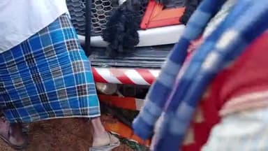 ट्रक पलटने से ड्राइवर की मौके पर मौत, जिला बहराइच थाना रामगांव क्षेत्र हमीदपुर के पास