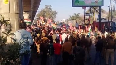 गाजियाबाद: गाजियाबाद मोदीनगर प्रतापपुर पसवाड़ा पेपर मिल के सामने हुआ किसानों का धरना!#न्यूज़#मोदीनगर #दैनिक#amarujala