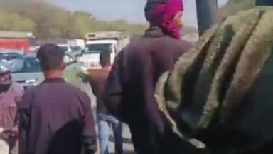 पंचकूला: पिंजौर से पंचकूला नेशनल हाईवे पर डिवाइडर से टकराकर कार पलटी, दो घायल