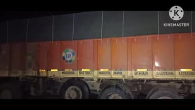 चेनारी: पुलिस ने nh2 से ओवरलोडेड बालू लदा एक 14 चक्का ट्रक को किया जप्त चालक को किया गिरफ्तार