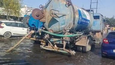 Ghaziabad bhopra border:तालाब बनी सड़क...निगम को नजर नहीं आती !#वायु_प्रदूषण #दैनिक #गाज़ियाबाद 2024#मोदीनगर 2024