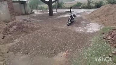 पीपलदा: इटावा कस्बे सहित क्षेत्र में बारिश कई गांवों में ओलावर्ष्टि , किसान चिंता में डूबे फसलों में नुकसान