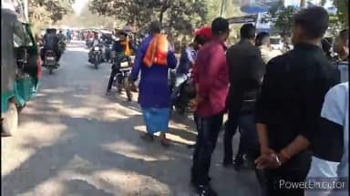 कहरा: सदर थाना क्षेत्र के एसपी ऑफिस के सामने तेज़ रफ्तार ऑटो की ठोकर से महिला हुई जख्मी