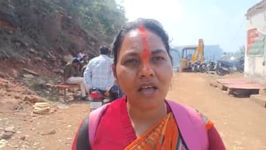 चेनारी: गुप्ता धाम से दर्शन कर लौट रही महिला ने बताया कि रोड के नाम पर वन विभाग के द्वारा करोड़ों रुपए की निकासी की जाती है