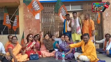 भाजपा ने एग्यारकुंड प्रखंड में  राज्यव्यापी एक दिवसीय धरना प्रदर्शन किया