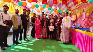 जमुनहा: महरु मुर्तिहा स्थित आरबी मैथर्ड इंग्लिश लर्निंग स्कूल में आयोजित बाल मेले में बच्चों ने प्रस्तुत किए मॉडल