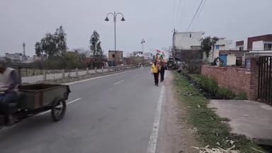 अम्बाला: भोले बाबा के कावड़ियों में तिरंगे वाली कावड़ का क्रेज,भठिंडा के 25 कावड़ीयो का जत्था पहुंचा अंबाला,8 को महाशिवरात्रि