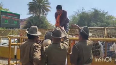 बीकानेर: ज्ञापन देने आए एबीवीपी पदाधिकारियों के साथ कलेक्ट्र्ट सभागार में उलझी पुलिस, मामला हुआ गंभीर