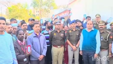 मुज़फ्फरनगर: सर्विलांस टीम एवं पुलिस के द्वारा अलग-अलग स्थान से 21 लख रुपए के 110 फोन किया बरामद