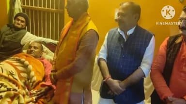 लकड़ी नबीगंज: डुमरा पंचायत में सांसद ने क्षेत्र वासियों से किया जनसंपर्क