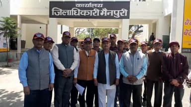 मैनपुरी: पश्चिम बंगाल में महिला और परिवार के साथ हो रहे अत्याचार को लेकर राष्ट्रपति के नाम RO को पूर्व सैनिको ने दिया ज्ञापन