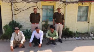 गंगापुर: उदेई मोड़ थाना पुलिस की कार्यवाही, शांति भंग के आरोप में तीन अभियुक्तों को किया गिरफ्तार