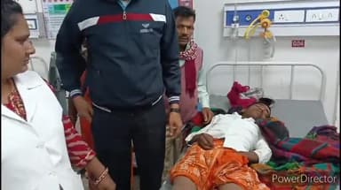 कहरा: सिसई गांव में हुई सड़क दुर्घटना में दो युवक हुए जख्मी, सदर अस्पताल में भर्ती