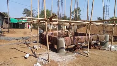 कटंगी: खबर का असर-आगरी में निर्माणाधीन पानी टंकी का विभाग ने काम रूकवाया, काम में गड़बड़ी की ग्रामीणों ने की थी शिकायत