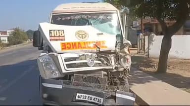 बहराइच: डीहा के पास एंबुलेंस हूई हादसे की शिकार घटना मे एंबुलेंस सवार एमटी हुआ घायल बलरामपुर से बहराइच मरीज लेकर आई थी एम्बुलेंस