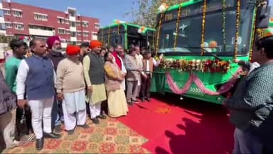 पंचकूला: मुख्यमंत्री ने वीडियो कांफ्रेंस के माध्यम से सेक्टर 5 से सिटी बस सर्विस का किया शुभारंभ, विधानसभा अध्यक्ष ने किया सफर