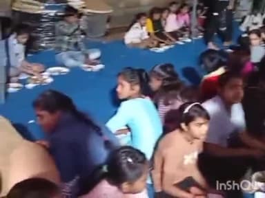 बल्देवगढ़: विद्युत मंडल के पास स्थित शिव मंदिर में शिवरात्रि के उपलक्ष्य में नगर कन्या भोज का किया गया आयोजन