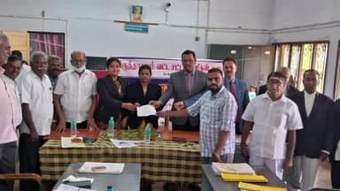 விருத்தாசலம்: விருத்தாச்சலம் ஒருங்கிணைந்த நீதிமன்ற வளாகத்தில் நடைபெற்ற தேதிய மக்கள் நீதி மன்றத்தில் 1 கோடியே 97 லட்சத்துக்கு தீர்வு காணப்பட்டது