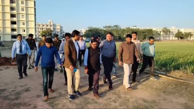 डेहरी: जमुहार के GNSU में महामहिम राज्यपाल के आगमन को लेकर SP -सहित अधिकारियों के दल ने लिया कार्यक्रम स्थल का जायजा