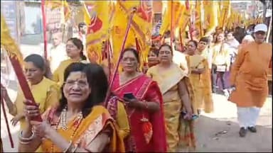 सासाराम: धर्मशाला रोड से निकाली गयी खाटू श्याम जी की भव्य शोभा यात्रा