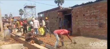 करपी: हाजीपुर महादलित टोला में पंचायत कार्यालय से कराया गया PCC सड़क का निर्माण