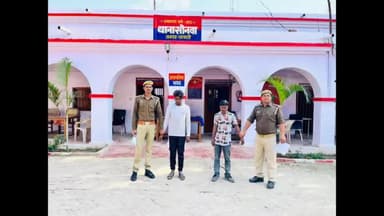 जमुनहा: सोनवा पुलिस ने ग्राम नासिरगंज से 2 वांछित अभियुक्तों को किया गिरफ्तार