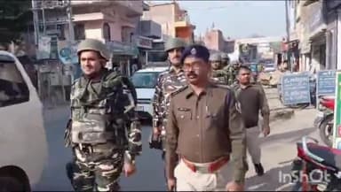 मुंगेर: आगामी लोकसभा चुनाव 2024 के मद्देनज़र जिले के विभिन्न थाना क्षेत्रों में निकाला गया फ्लैग मार्च