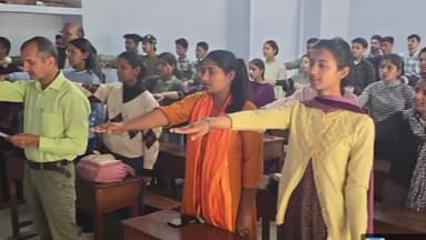 कालका: राजकीय महाविद्यालय कालका में इलेक्टोरल लिटरेसी क्लब की ओर से मतदाता जागरूकता कार्यक्रम का किया गया आयोजन