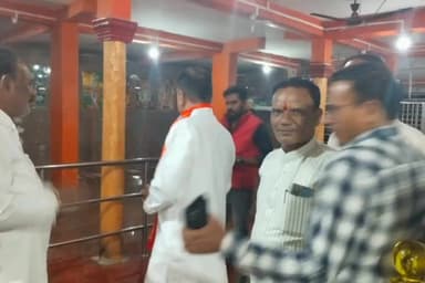 साईं खेड़ा: कैबिनेट मंत्री ने छीद धाम में जाकर दर्शन कर आशीर्वाद लिया