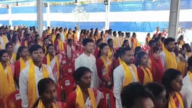 कांके: मोरहाबादी स्थित दीक्षांत मंडप में रांची विश्वविद्यालय का 37वां दीक्षांत समारोह का किया गया आयोजन