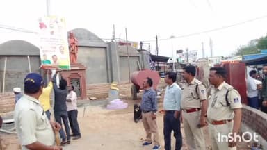 बाबई: माखननगर में कलेक्टर के निर्देश पर आचार संहिता लगने के बाद नगरपालिका दल ने हटाए राजनीतिक होर्डिंग्स