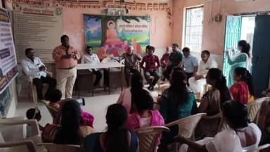 अंबरनाथ: अंबरनाथ पश्चिम फुलेनगर येथे आमदार विकास निधीतून मंजूर झालेल्या सभामंडपाच्या कामाचे भूमिपूजन