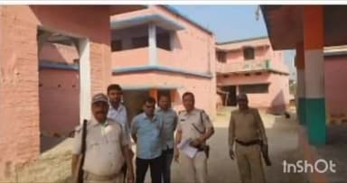 सिधवलिया: सिधवलिया थाना क्षेत्र में पुलिस ने लोकसभा चुनाव को लेकर सरकारी विद्यालय मे मतदान केंद्र बनाने के लिए किया सत्यापन