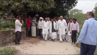 परिहार: सीतामढ़ी से जदयू के संभावित प्रत्याशी देवेश चन्द्र ठाकुर ने परिहार के विभिन्न गांवों में किया दौरा