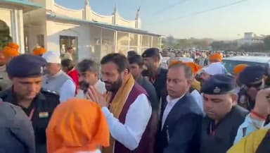 पंचकूला: हरियाणा के मुख्यमंत्री नायब सिंह सैनी ने ऐतिहासिक गुरुद्वारा श्री नाडा साहिब में माथा टेकने के लिए पहुचे