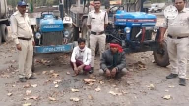 सिंगरौली: बलिया नाला जयंत से बालू की चोरी करते दो ट्रैक्टरों को खनिज अमले के द्वारा किया गया जब्त