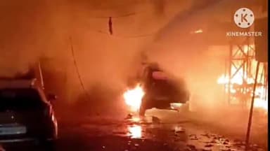 हुज़ूर: एमपी नगर अंतर्गत मैकेनिक मार्केट के स्क्रैप सेंटर में आग से ब्लास्ट, हुआ भारी नुकसान