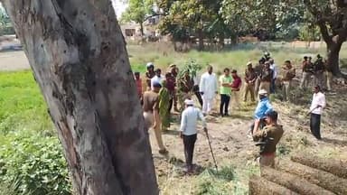 घनघटा: डुहियाँ खुर्द मे प्रशासन के कडी मसकत से स्थानतरीट किया गया होलिका