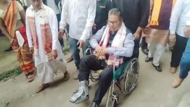 সাপেখাতী: চৰাইদেউ সাপেখাতীত বিজেপিৰ নিৰ্বাচনী সভা,উপস্থিত তপন কুমাৰ গগৈ,বিধায়ক ধৰ্মেশ্বৰ কোঁৱৰ