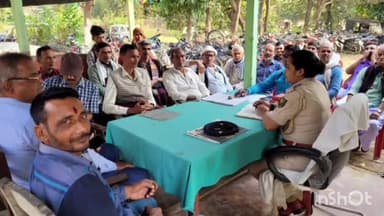 हरलाखी: होली पर्व को लेकर खिरहर थाना परिसर में शांति समिति की बैठक की गयी आयोजित