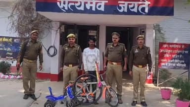 मंझनपुर: चोरी के समान के साथ पुलिस ने विजया चौराहा से एक शख्स को किया गिरफ्तार