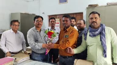 सुल्तानपुर: कलेक्टरी स्थित विनियमित क्षेत्र में RES जेई बृजेन्द्र कुमार ने कार्यभार किया ग्रहण